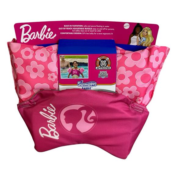 SwimWays Barbie Swim Trainer for Kids 33-55lbs New - Picture 1 of 3